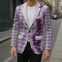 Violet Hawaii Palaka Blazer Hawaiian Honohono Lei LT05 - Polynesian Pride