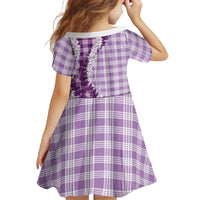 Violet Hawaii Palaka Kid Short Sleeve Dress Hawaiian Honohono Lei LT05 - Polynesian Pride