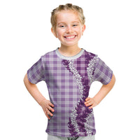 Violet Hawaii Palaka Kid T Shirt Hawaiian Honohono Lei LT05 Violet - Polynesian Pride