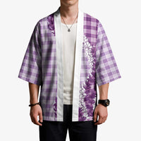Violet Hawaii Palaka Kimono Hawaiian Honohono Lei LT05 - Polynesian Pride