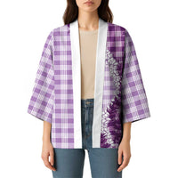 Violet Hawaii Palaka Kimono Hawaiian Honohono Lei LT05 - Polynesian Pride