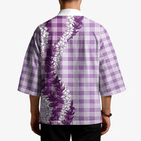 Violet Hawaii Palaka Kimono Hawaiian Honohono Lei LT05 - Polynesian Pride