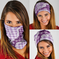 Violet Hawaii Palaka Neck Gaiter Hawaiian Honohono Lei LT05 - Polynesian Pride