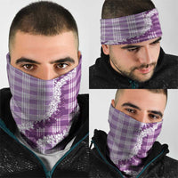 Violet Hawaii Palaka Neck Gaiter Hawaiian Honohono Lei LT05 - Polynesian Pride