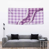Violet Hawaii Palaka Tapestry Hawaiian Honohono Lei LT05 - Polynesian Pride
