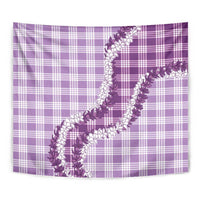 Violet Hawaii Palaka Tapestry Hawaiian Honohono Lei LT05 - Polynesian Pride