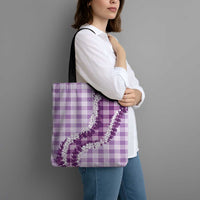 Violet Hawaii Palaka Tote Bag Hawaiian Honohono Lei LT05 - Polynesian Pride
