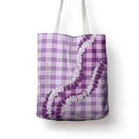 Violet Hawaii Palaka Tote Bag Hawaiian Honohono Lei LT05 - Polynesian Pride