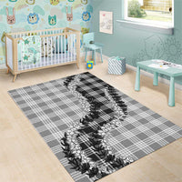 Gray Hawaii Palaka Area Rug Hawaiian Honohono Lei LT05 - Polynesian Pride