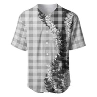 Gray Hawaii Palaka Baseball Jersey Hawaiian Honohono Lei LT05 Gray - Polynesian Pride