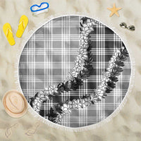 Gray Hawaii Palaka Beach Blanket Hawaiian Honohono Lei LT05 One Size 150cm Gray - Polynesian Pride