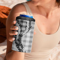 Gray Hawaii Palaka 4 in 1 Can Cooler Tumbler Hawaiian Honohono Lei LT05 - Polynesian Pride