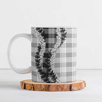 Gray Hawaii Palaka Ceramic Mug Hawaiian Honohono Lei LT05 Gray - Polynesian Pride