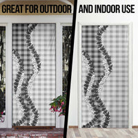 Gray Hawaii Palaka Door Cover Hawaiian Honohono Lei LT05 - Polynesian Pride