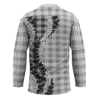Gray Hawaii Palaka Hockey Jersey Hawaiian Honohono Lei LT05 - Polynesian Pride
