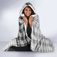 Gray Hawaii Palaka Hooded Blanket Hawaiian Honohono Lei LT05 - Polynesian Pride
