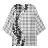 Gray Hawaii Palaka Kimono Hawaiian Honohono Lei LT05 - Polynesian Pride