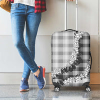 Gray Hawaii Palaka Luggage Cover Hawaiian Honohono Lei LT05 - Polynesian Pride