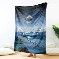 New Zealand Wanaka Air Show Blanket With Maori Pattern LT05 - Polynesian Pride