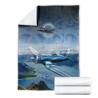 New Zealand Wanaka Air Show Blanket With Maori Pattern LT05 - Polynesian Pride