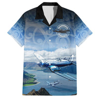 New Zealand Wanaka Air Show Hawaiian Shirt With Maori Pattern LT05 Blue - Polynesian Pride