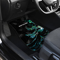 New Zealand Marathon Car Mats Silver Fern Paua Shell Simple Style LT05 - Polynesian Pride