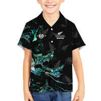 New Zealand Marathon Hawaiian Shirt Silver Fern Paua Shell Simple Style LT05 - Polynesian Pride