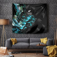 New Zealand Marathon Tapestry Silver Fern Paua Shell Simple Style LT05 - Polynesian Pride