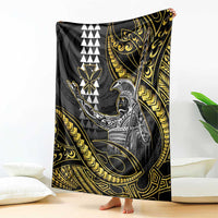 Hawaii King Kamehameha The Great Blanket Gold Tribal Tattoo