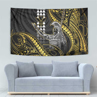 Hawaii King Kamehameha The Great Tapestry Gold Tribal Tattoo