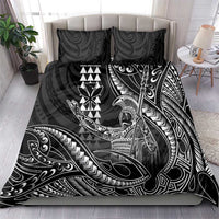 Hawaii King Kamehameha The Great Bedding Set Black Tribal Tattoo