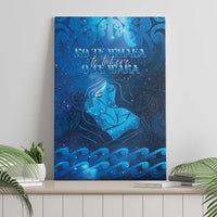 New Zealand Mother's Day Canvas Wall Art Ko Te Whaea Te Takere O Te Waka LT05 - Polynesian Pride