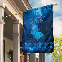 New Zealand Mother's Day Garden Flag Ko Te Whaea Te Takere O Te Waka LT05 House Flag Blue - Polynesian Pride