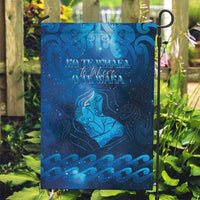 New Zealand Mother's Day Garden Flag Ko Te Whaea Te Takere O Te Waka LT05 Garden Flag Blue - Polynesian Pride