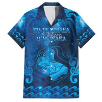 Personalised New Zealand Mother's Day Hawaiian Shirt Ko Te Whaea Te Takere O Te Waka LT05 Blue - Polynesian Pride