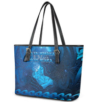 New Zealand Mother's Day Leather Tote Bag Ko Te Whaea Te Takere O Te Waka