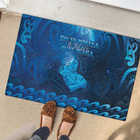 New Zealand Mother's Day Rubber Doormat Ko Te Whaea Te Takere O Te Waka LT05 - Polynesian Pride