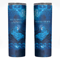 Personalised New Zealand Mother's Day Skinny Tumbler Ko Te Whaea Te Takere O Te Waka
