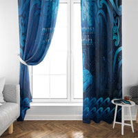 New Zealand Mother's Day Window Curtain Ko Te Whaea Te Takere O Te Waka LT05 - Polynesian Pride