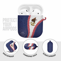 American Samoa Eagle AirPods Case Polynesian Tribal Pattern Curve Style LT05 - Polynesian Pride