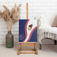 American Samoa Eagle Canvas Wall Art Polynesian Tribal Pattern Curve Style LT05 - Polynesian Pride