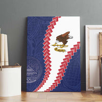 American Samoa Eagle Canvas Wall Art Polynesian Tribal Pattern Curve Style LT05 - Polynesian Pride