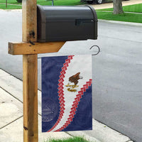 American Samoa Eagle Garden Flag Polynesian Tribal Pattern Curve Style LT05 - Polynesian Pride
