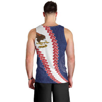 American Samoa Eagle Men Tank Top Polynesian Tribal Pattern Curve Style LT05 - Polynesian Pride