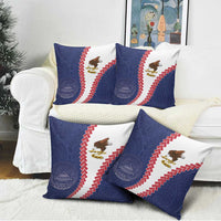American Samoa Eagle Pillow Cover Polynesian Tribal Pattern Curve Style LT05 - Polynesian Pride