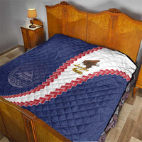 American Samoa Eagle Quilt Polynesian Tribal Pattern Curve Style LT05 - Polynesian Pride