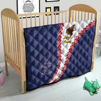American Samoa Eagle Quilt Polynesian Tribal Pattern Curve Style LT05 - Polynesian Pride