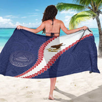 American Samoa Eagle Sarong Polynesian Tribal Pattern Curve Style LT05 - Polynesian Pride