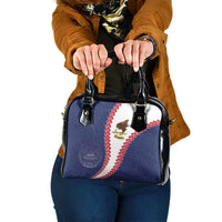 American Samoa Eagle Shoulder Handbag Polynesian Tribal Pattern Curve Style LT05 One Size Blue - Polynesian Pride