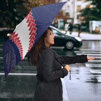 American Samoa Eagle Umbrella Polynesian Tribal Pattern Curve Style LT05 - Polynesian Pride